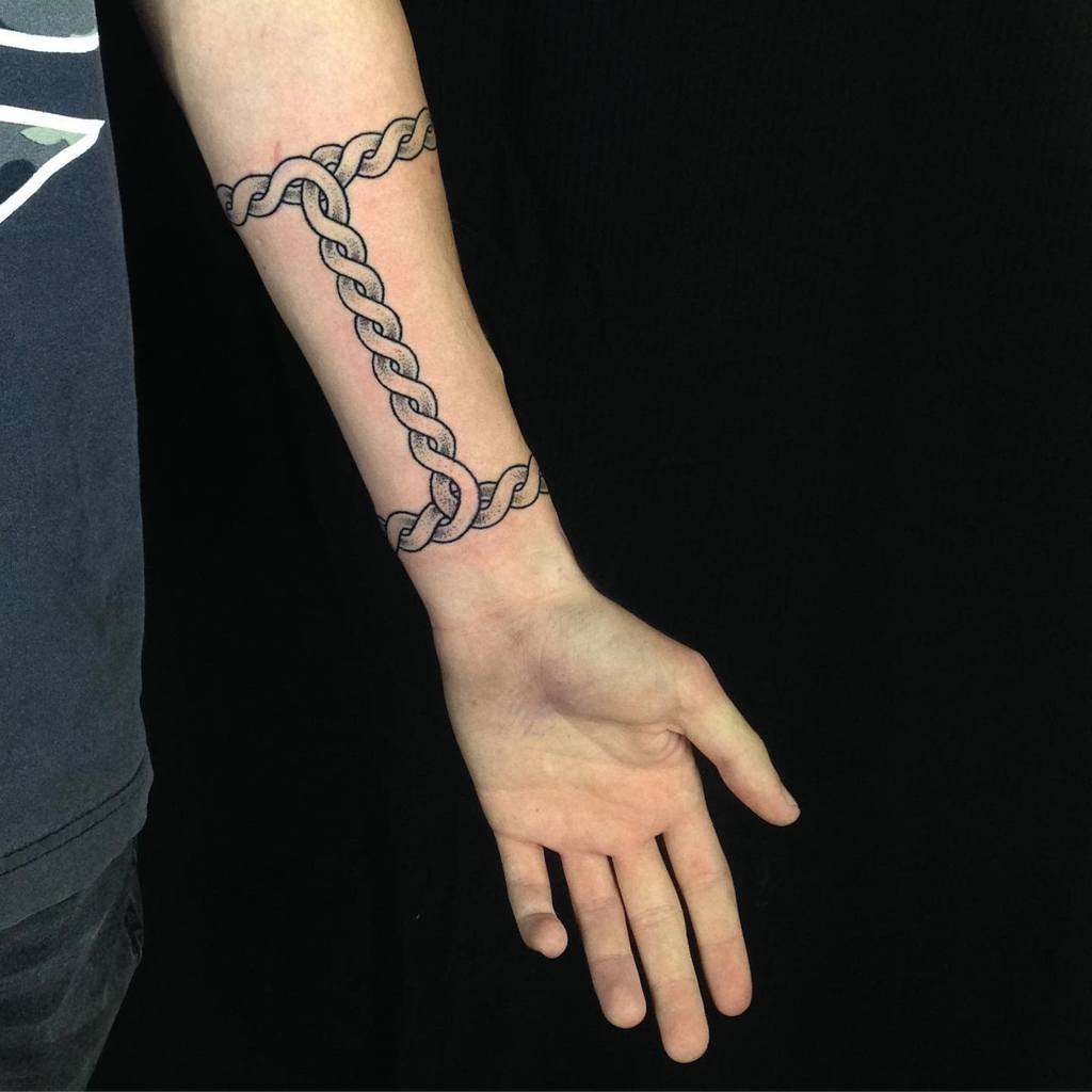 Celtic Tribal Forearm Tattoo totemic_tattoo