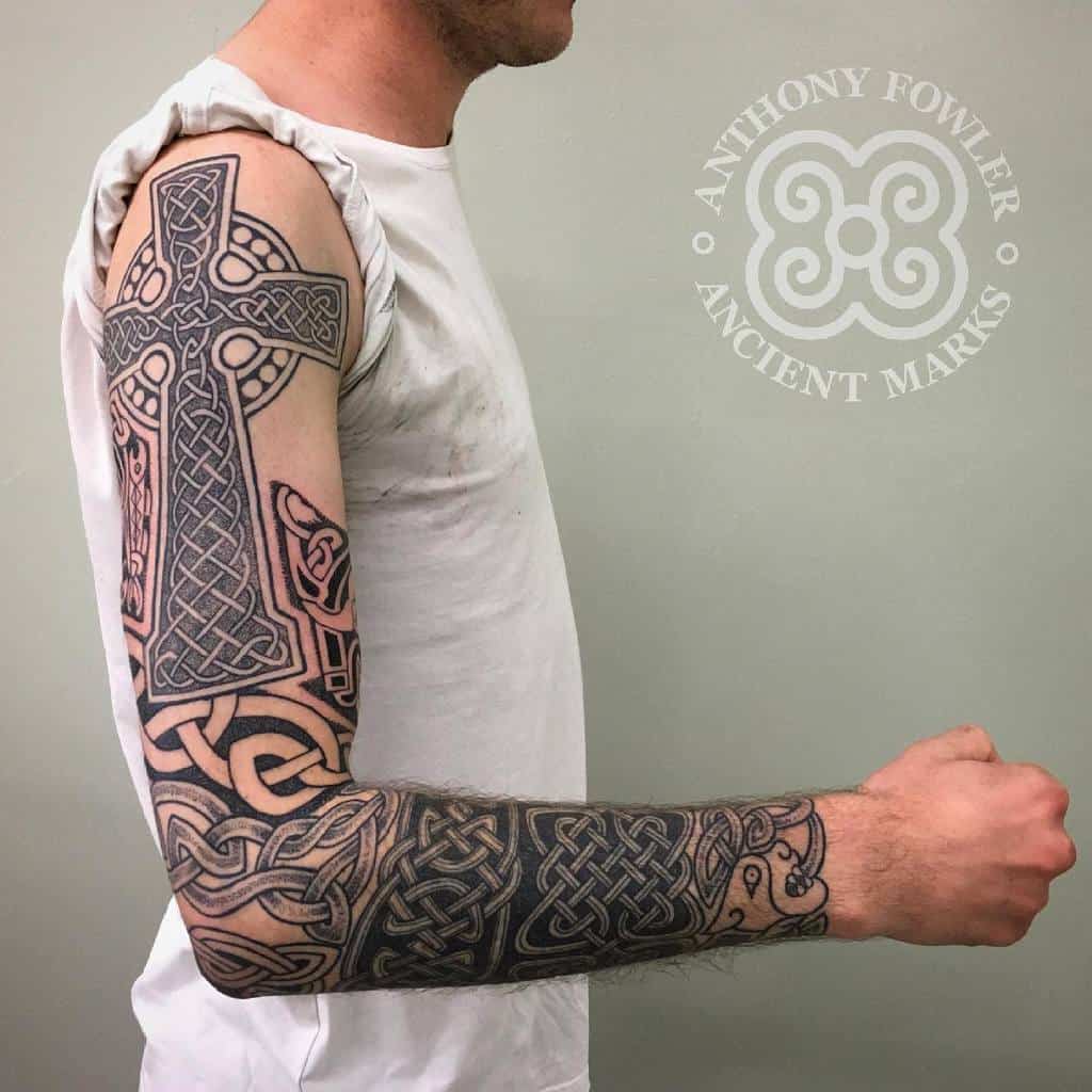 Celtic Tribal Sleeve Tattoo 666tattooer