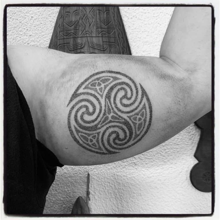 Cool Celtic Tribal Tattoo Ideas   Celtic Tribal Upperarm Tattoo Siebe  Siech 768x768 