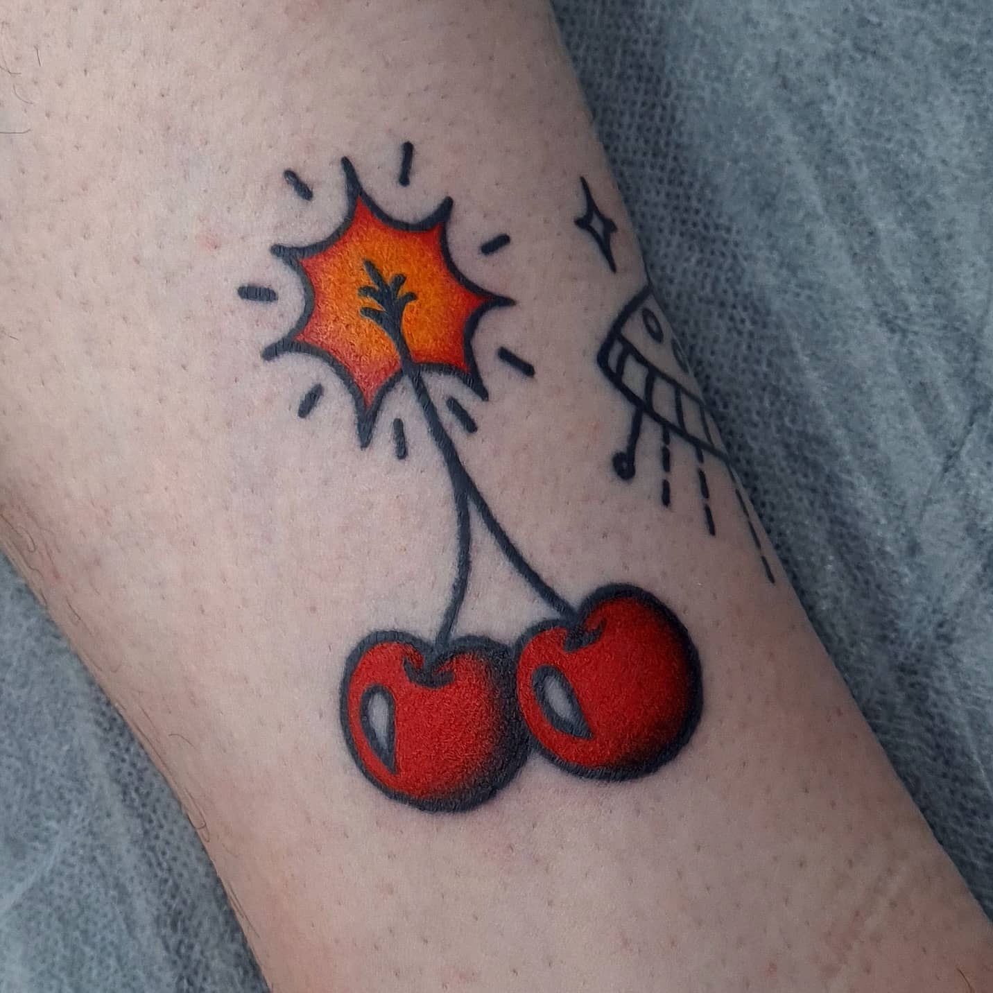 Bomb Cherry Tattoo -danni.lee_
