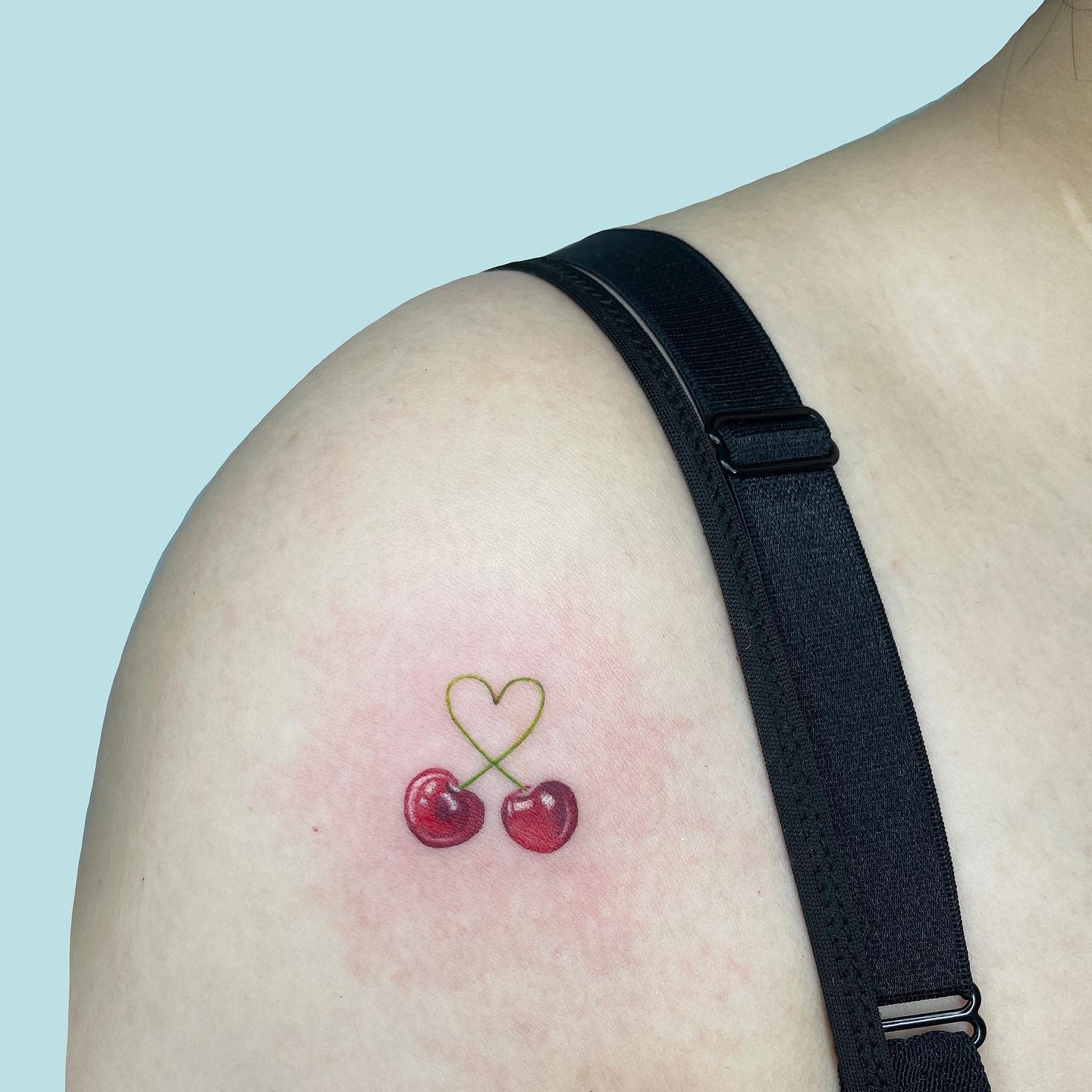 Small Cherry Tattoo -bomiomi