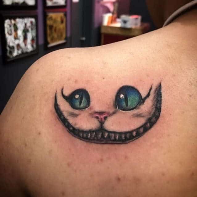 Cheshire Cat Smile Tattoo beavertattoo