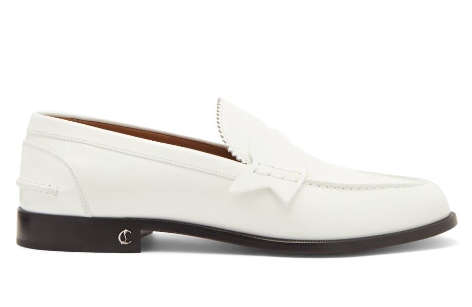 Christian Louboutin No Penny Leather Loafers