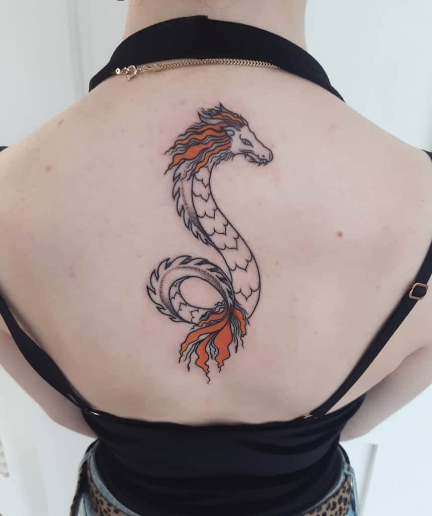 Colored Dragon Tattoos for Women emilyrichouxtattoos