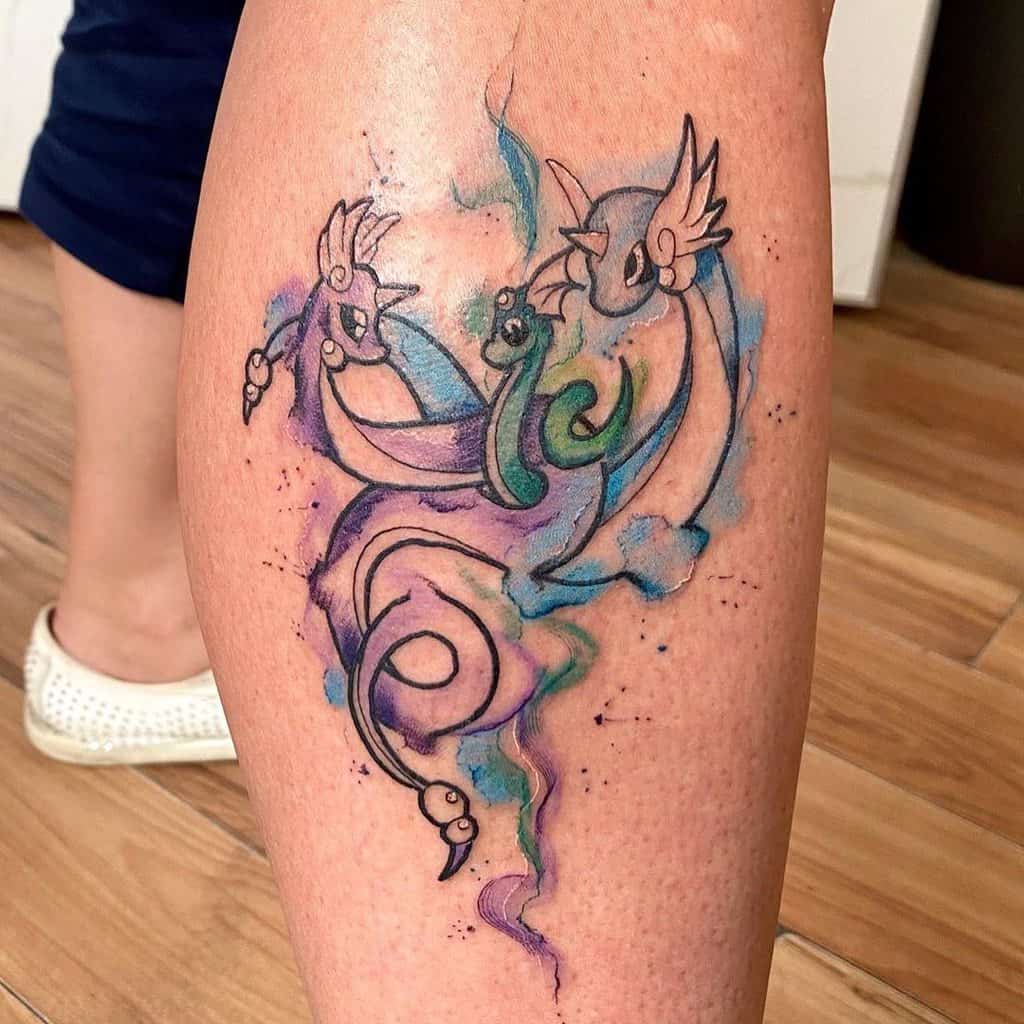 Colored Dragon Tattoos for Women springfoxtattoos