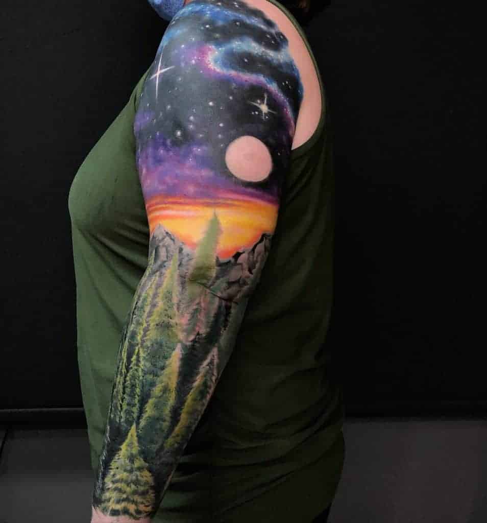 Colored-Forest-Sleeve-Tattoos-nextlevelstudio-1431×1536