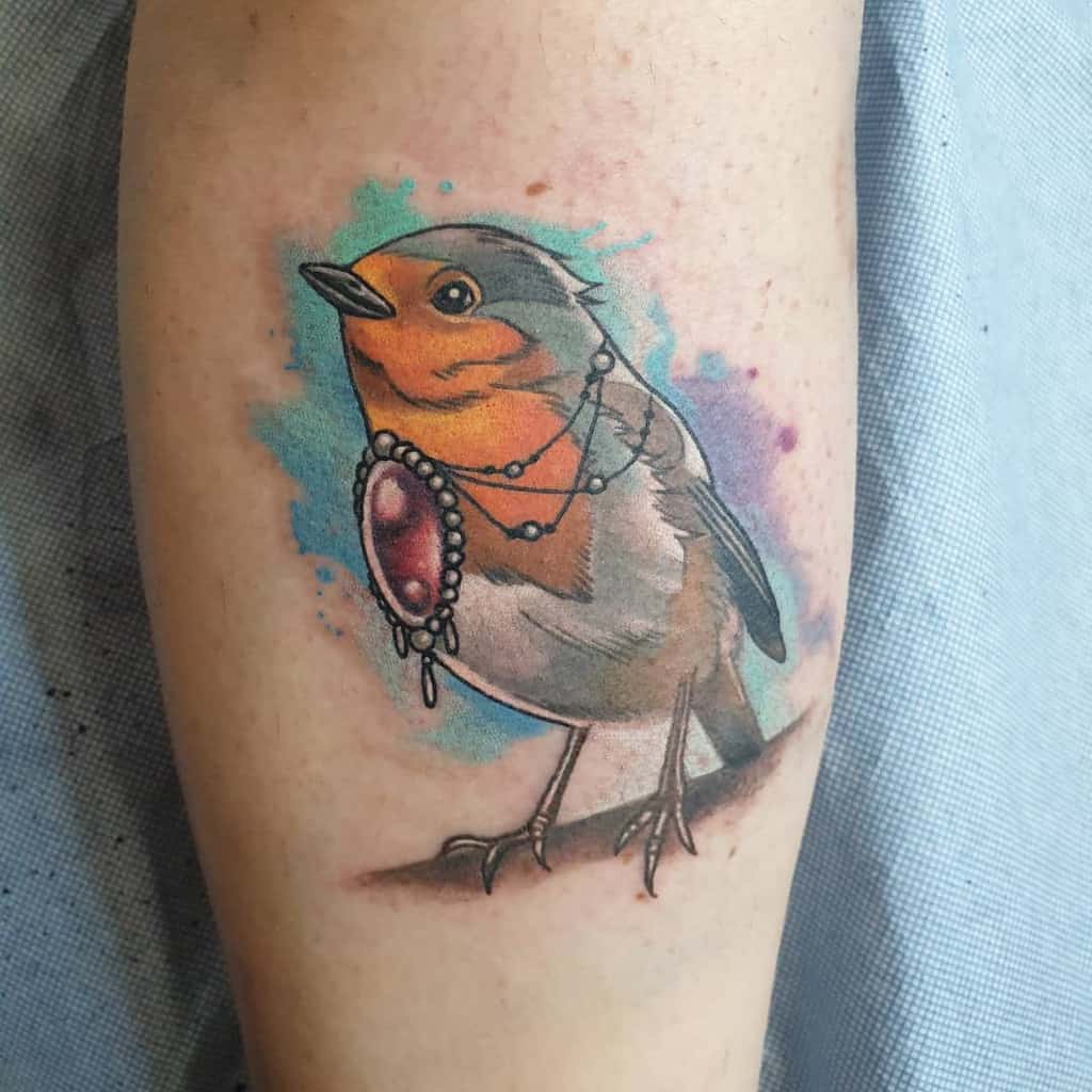 Colored Small Bird Tattoos Twisearcher85