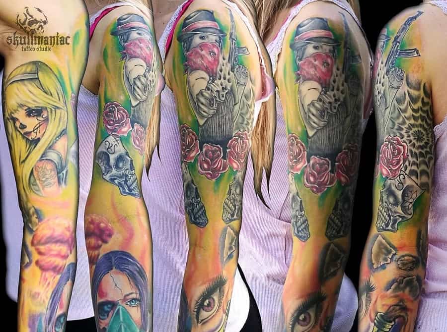 Top 61 Best Sleeve Tattoos for Women - [2021 Inspiration Guide]