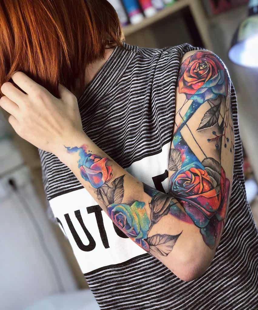 Cool Sleeve Tattoos for Women dinalitun