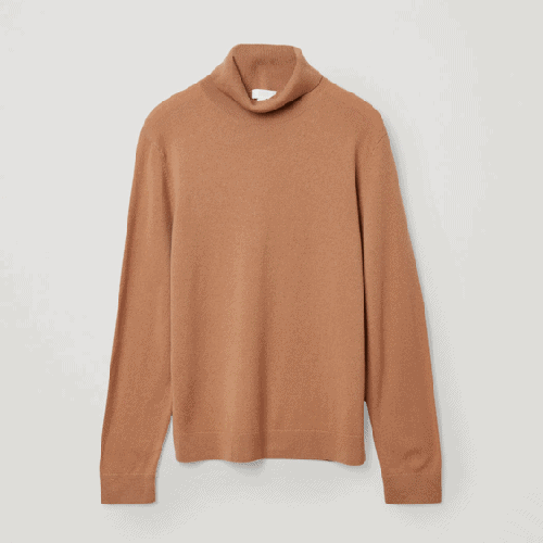 Cos-Melange-Roll-Neck-Sweater