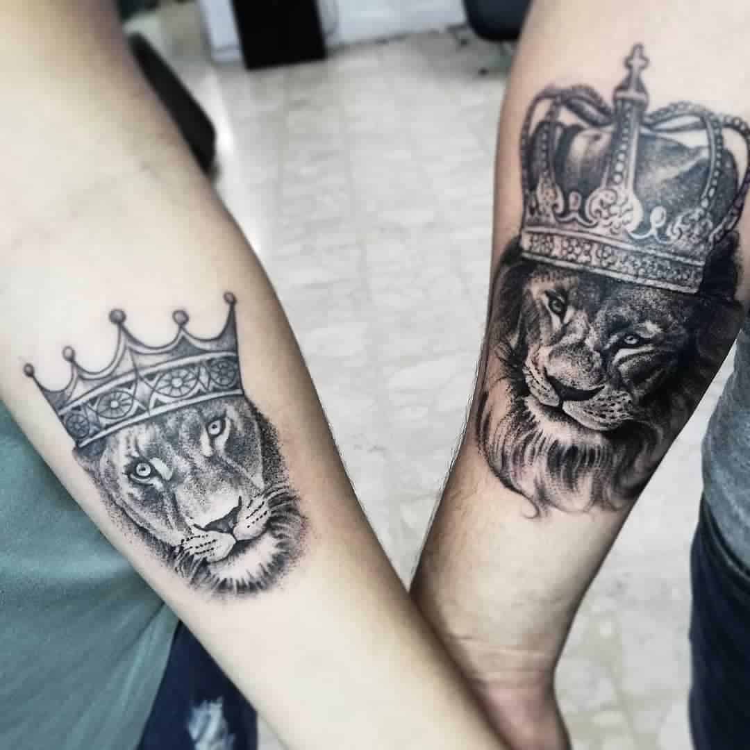 Crown Matching Tattoos vavocustomtattoos