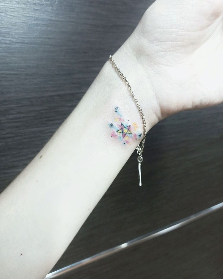 Cute Small Wrist Tattoos Ifigenia Pearl