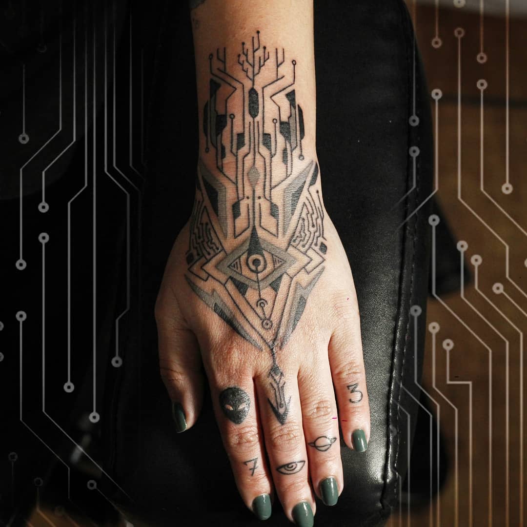 The Top 47 Cyberpunk Tattoo Ideas - [2021 Inspiration Guide]