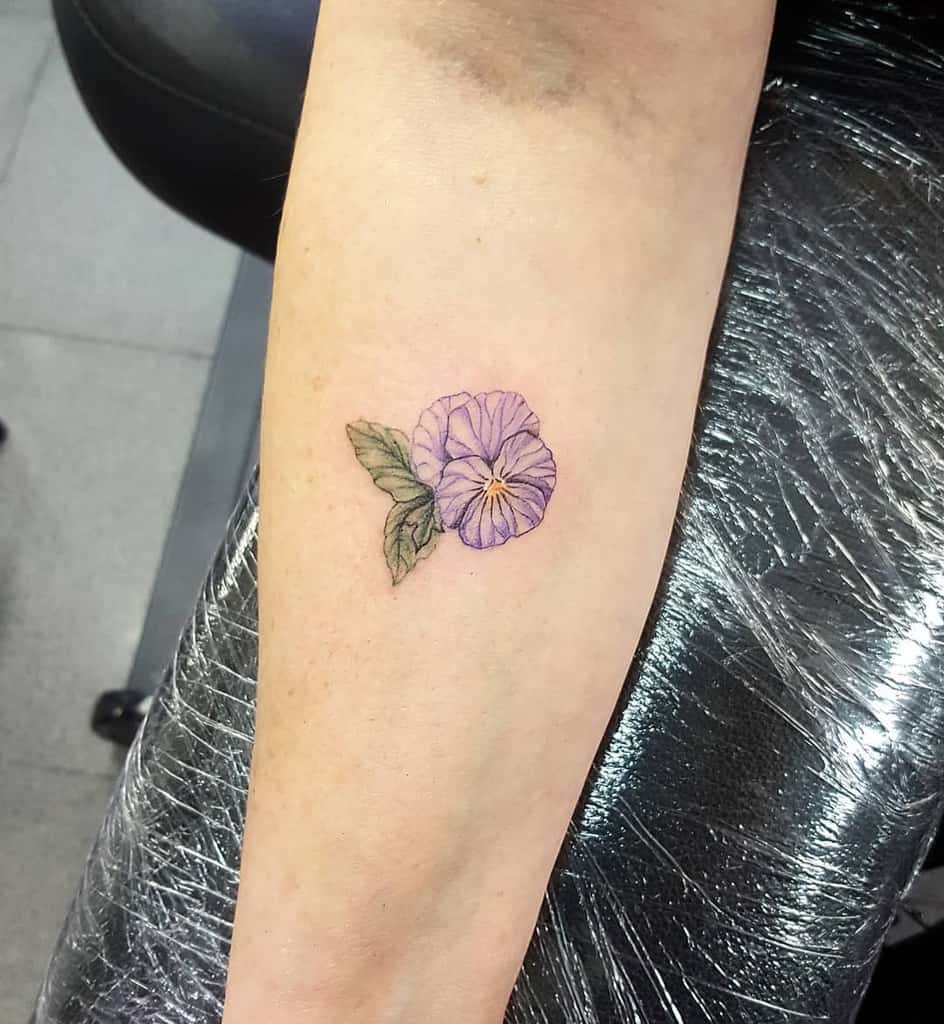 Delicate Flower Forearm Tattoos malasartestattoo