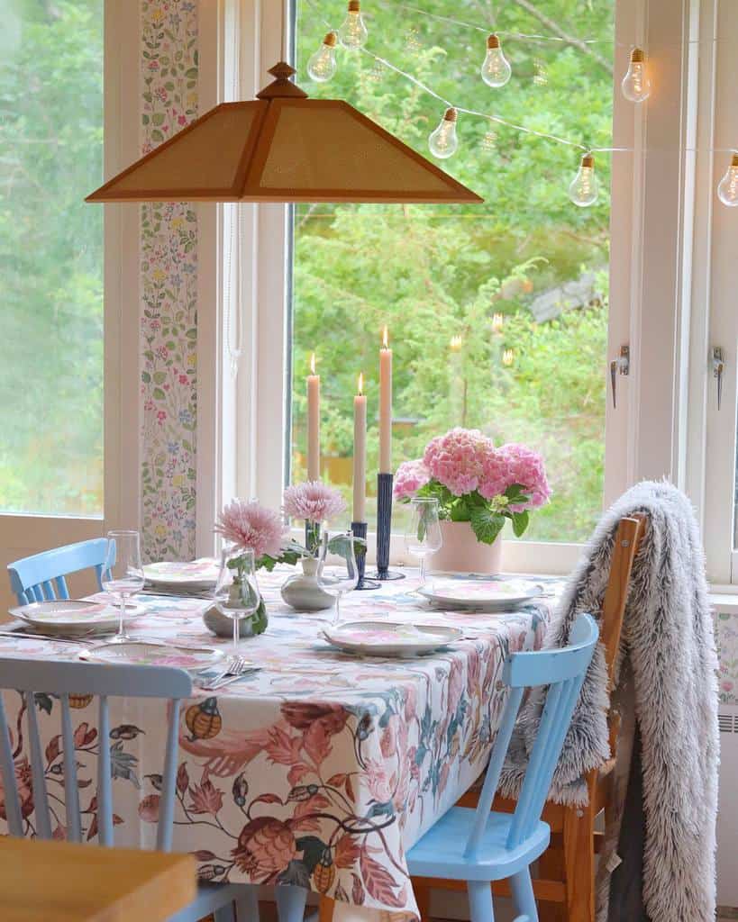 country style sunroom floral designs 