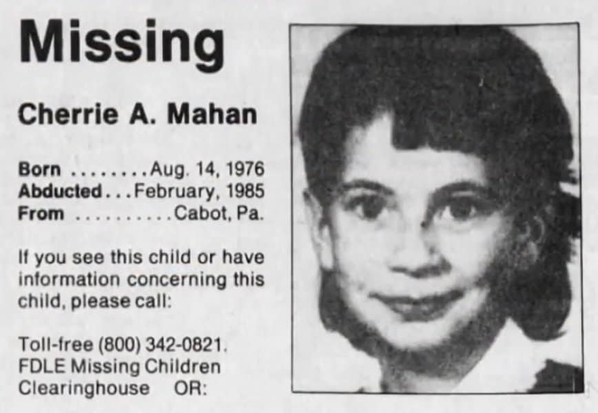 Disappearance of Cherrie Mahan 