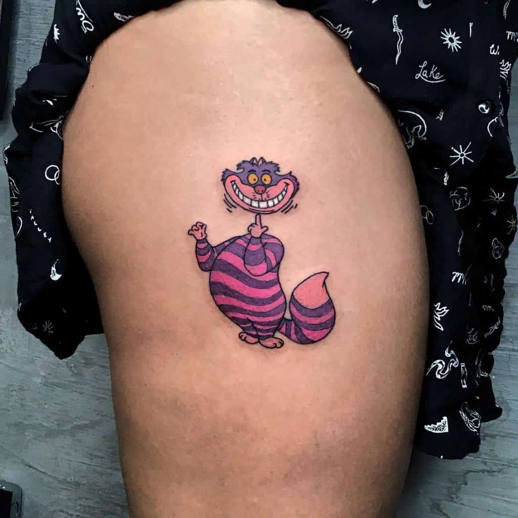 Disney Cheshire Cat Tattoo aztro_artz