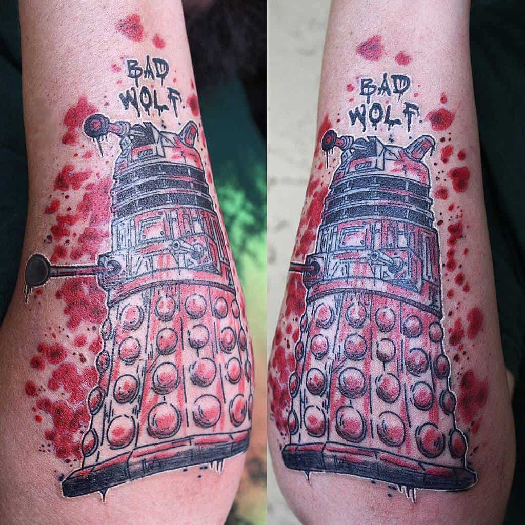 Doctor Who Bad Wolf Tattoo Gratefuldantattoos