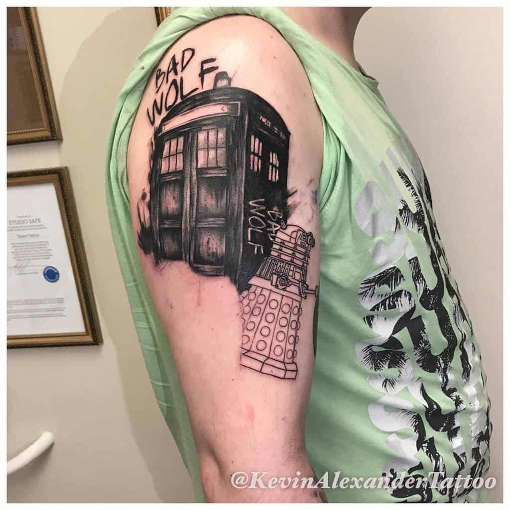 Doctor Who Bad Wolf Tattoo Kevinalexandertattoo