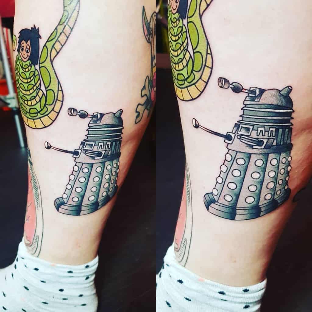 Doctor Who Dalek Tattoo Baby Tattooist