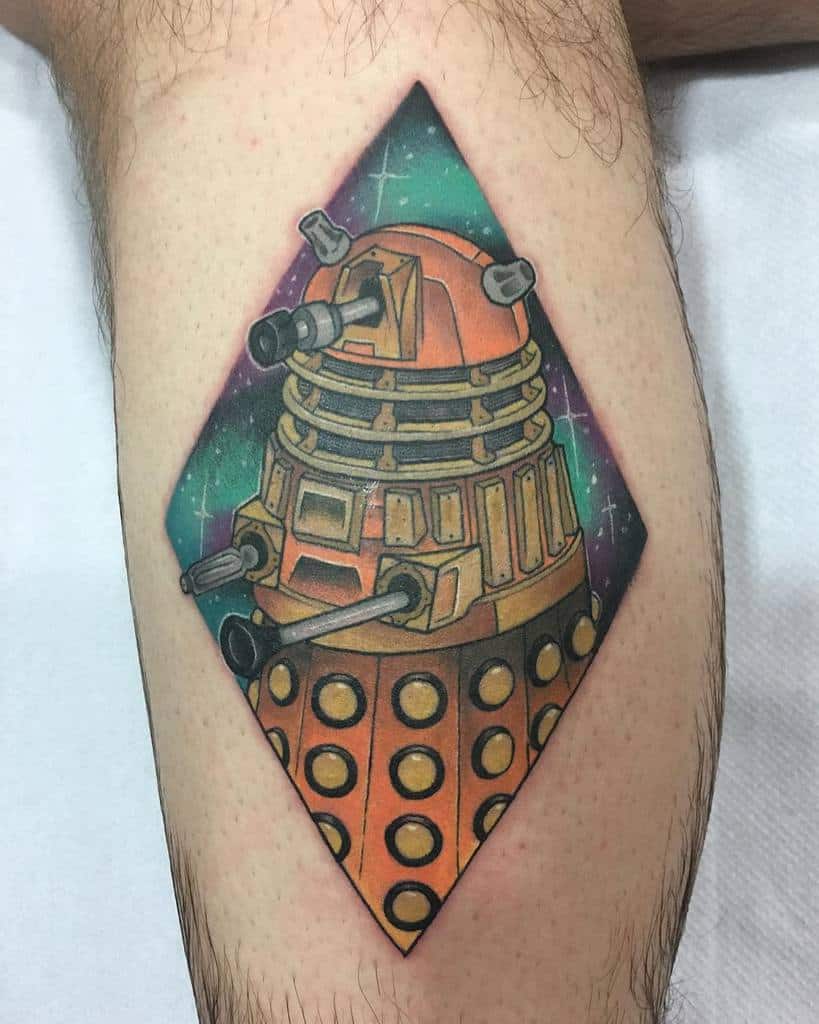 Doctor Who Dalek Tattoo Bleytattooist