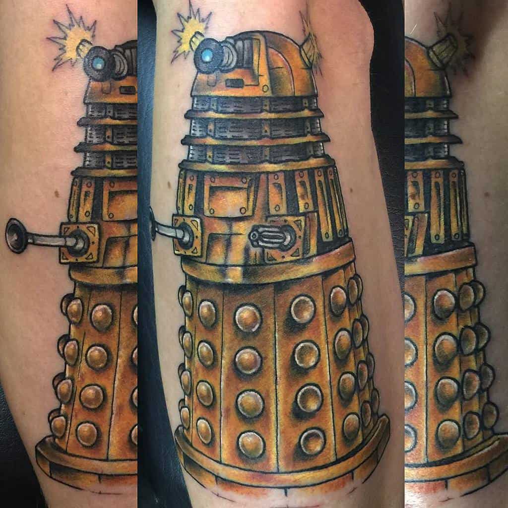 Doctor Who Dalek Tattoo Dancatron66