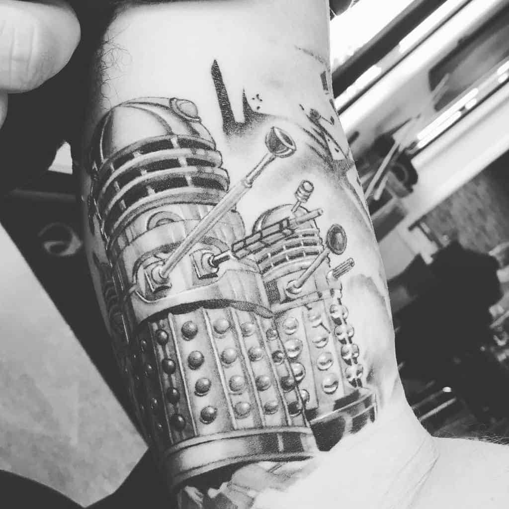 Doctor Who Dalek Tattoo Michaelgrunfeld