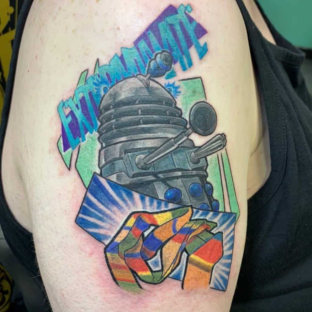 Doctor Who Dalek Tattoo Platnex