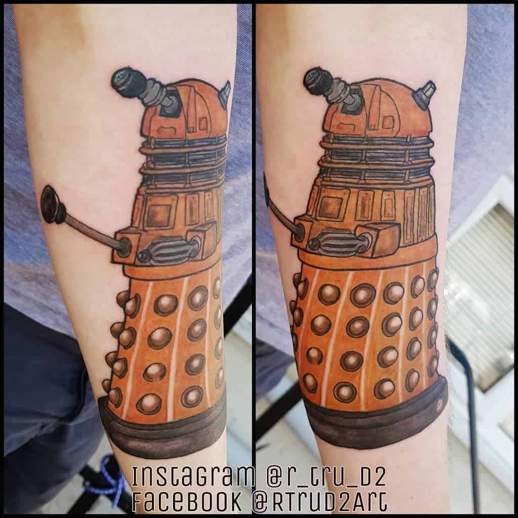 Doctor Who Dalek Tattoo R Tru D2