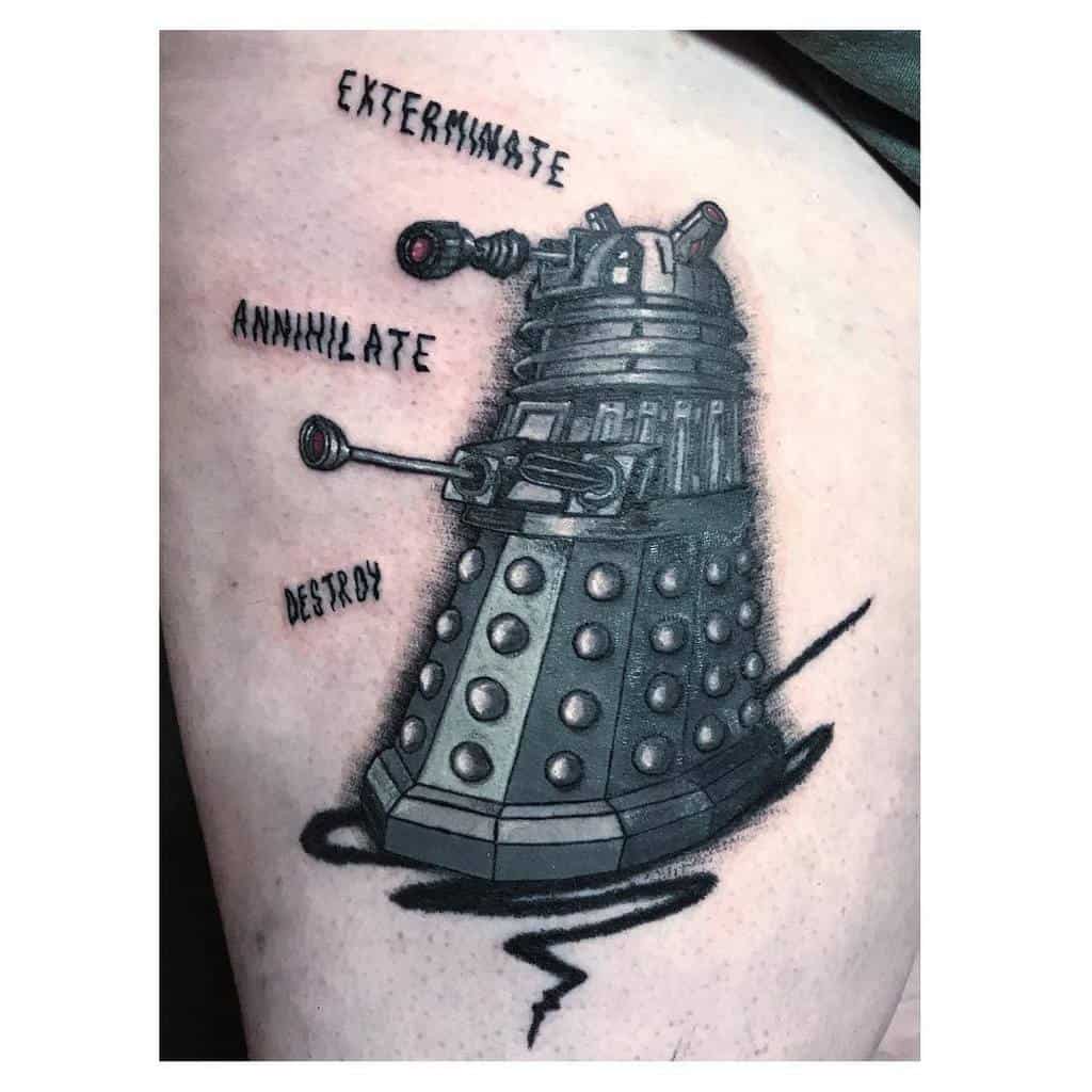 Doctor Who Dalek Tattoo Sechsmeister