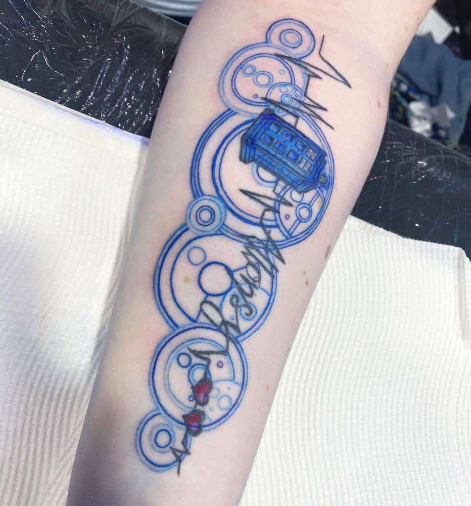 Doctor Who Gallifreyan Tattoo Sparkles Tattoo