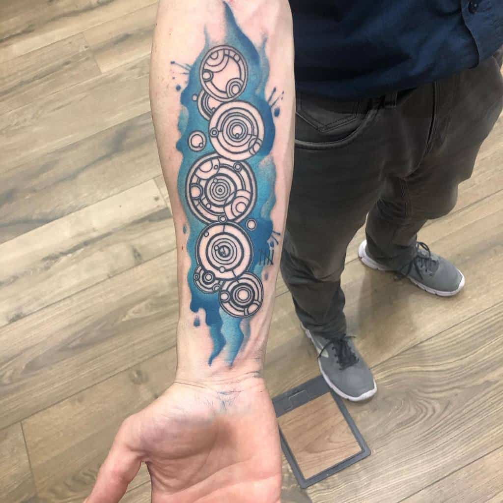 Doctor Who Gallifreyan Tattoo Thedoctor 87