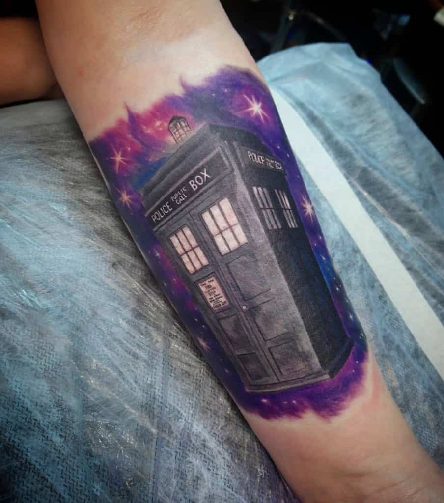 Doctor Who Tardis Tattoo Buffoontattoostudio