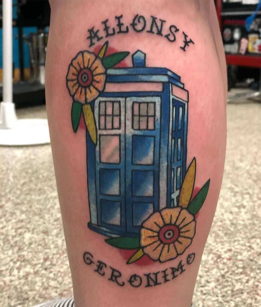 Doctor Who Tardis Tattoo Justchaptattoos