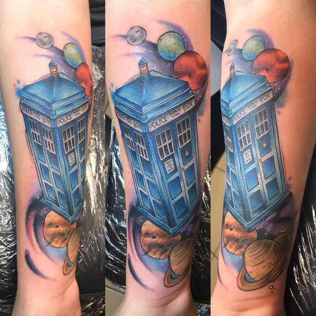Doctor Who Tardis Tattoo Marc Mckibben Tattoo