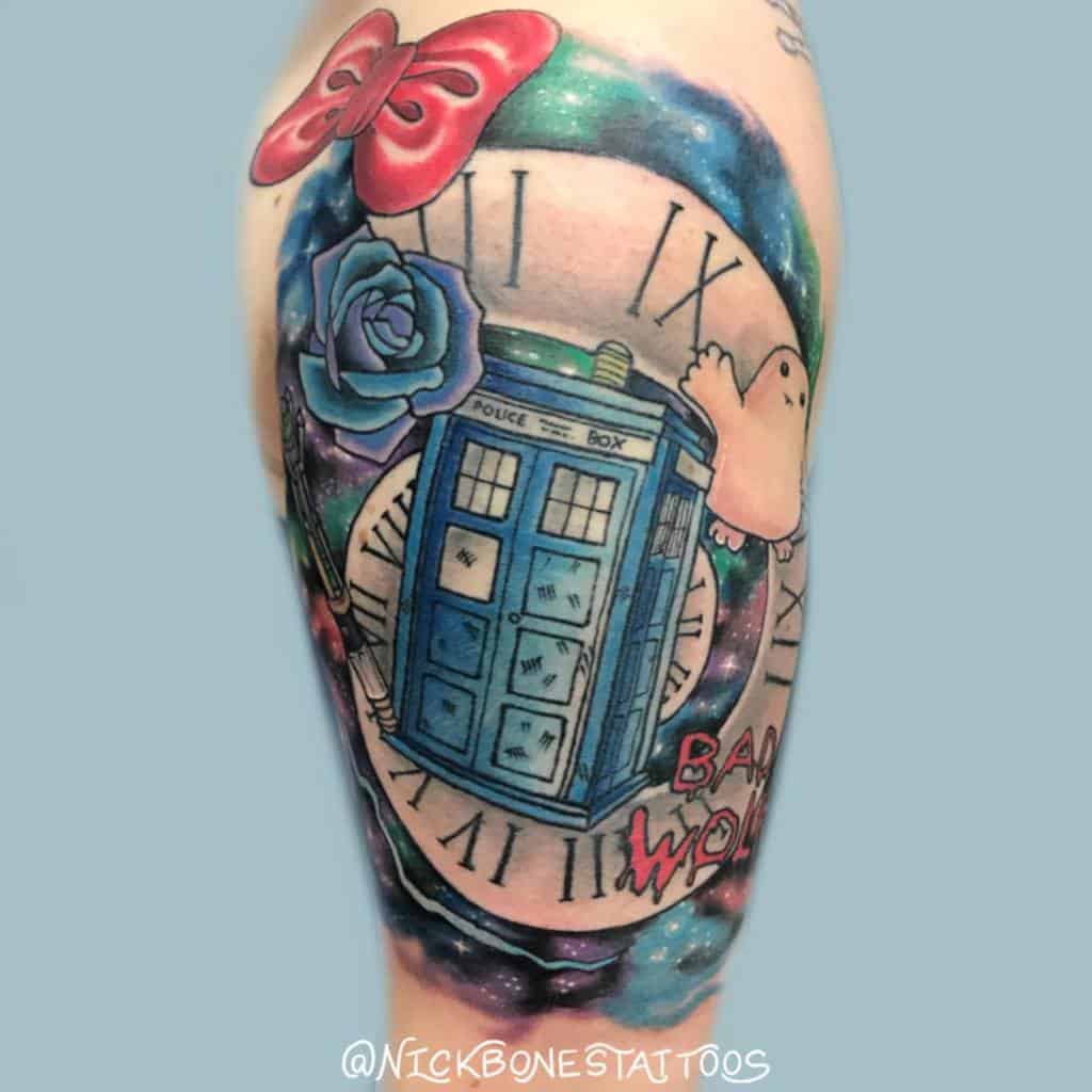 Doctor Who Tardis Tattoo Nickbonestattoos