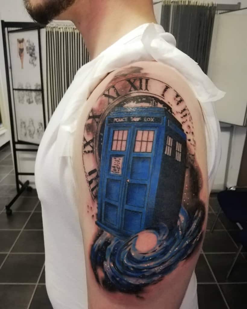 Doctor Who Tardis Tattoo Pol Makohern
