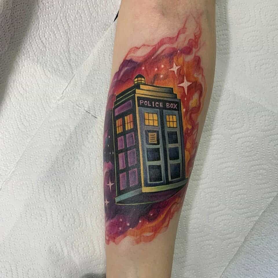 Doctor Who Tardis Tattoo R.inessa