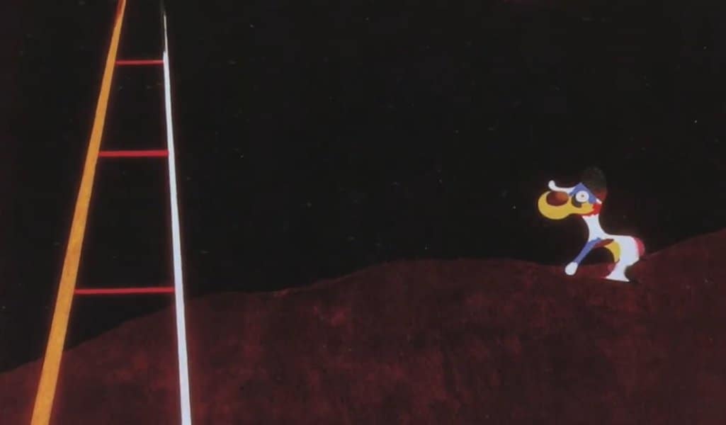 Dog Baring at the Moon (Joan Miró)