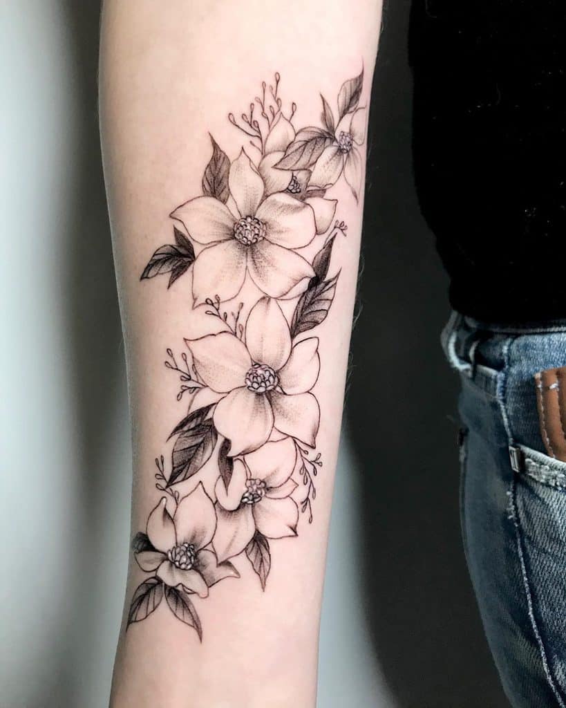 59 Cool Dogwood Flower Tattoo Ideas [2024 Inspiration Guide]