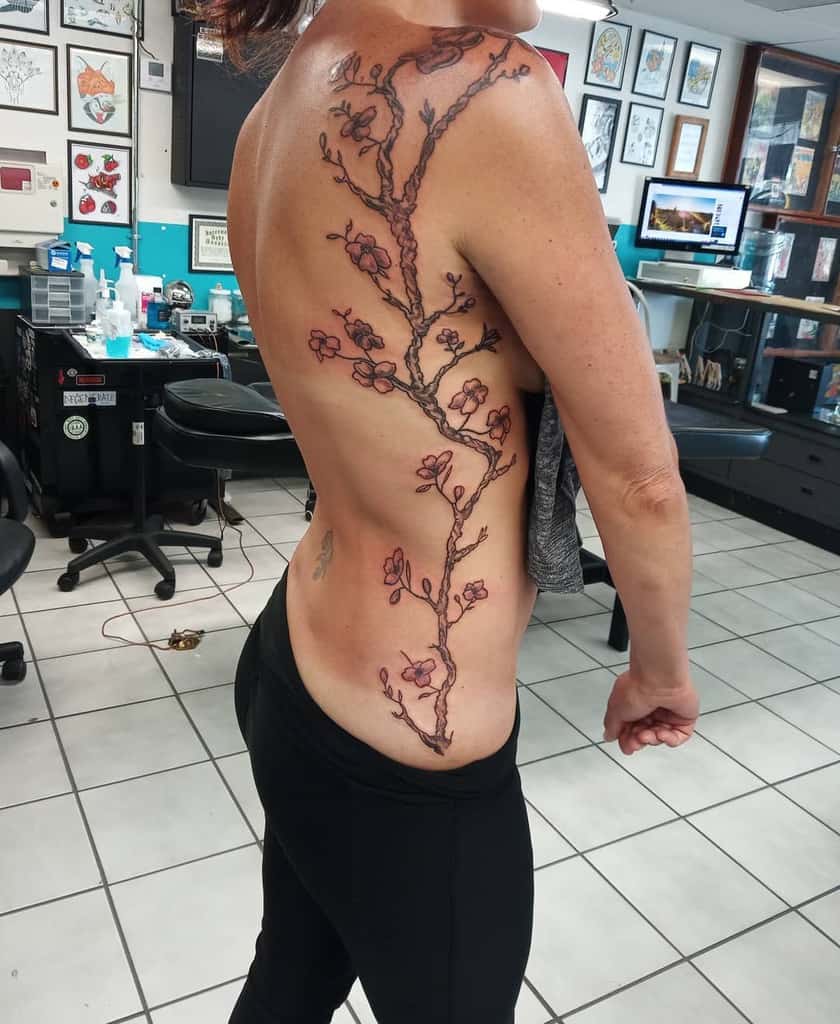 Dogwood Flower Rib Tattoo tattooz_by_turtle