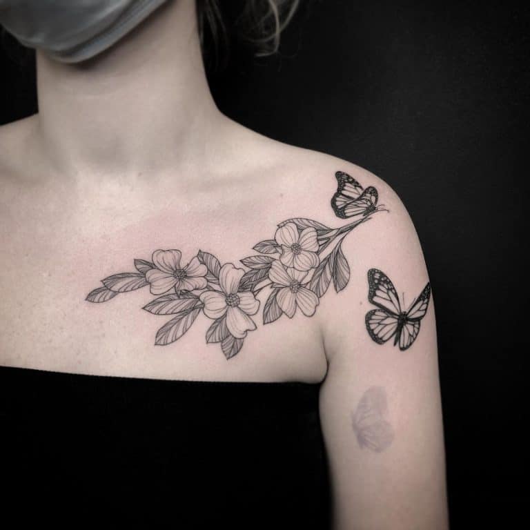 59 Cool Dogwood Flower Tattoo Ideas [2024 Inspiration Guide]