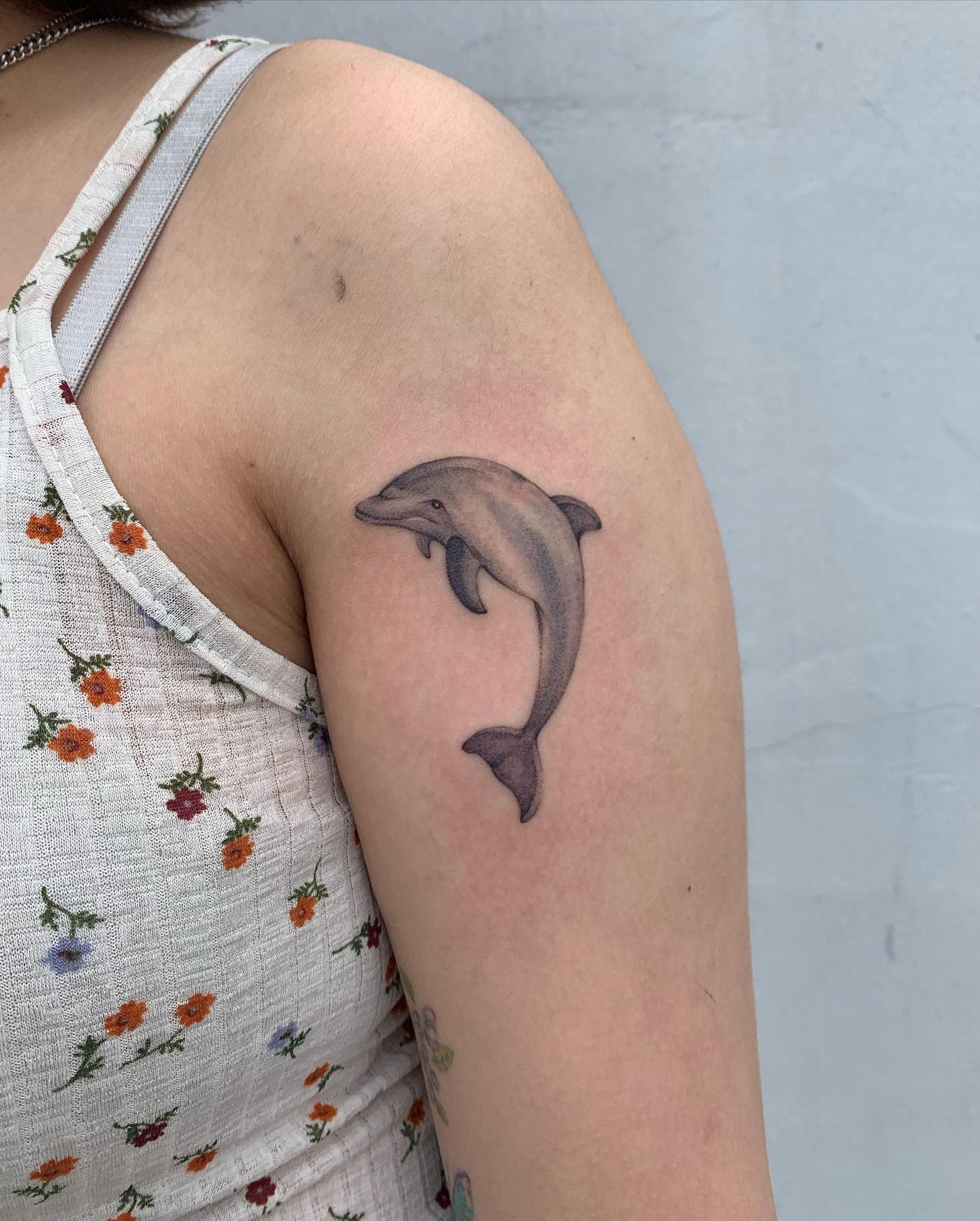 Realistic Dolphin Tattoo -tattooist_yun