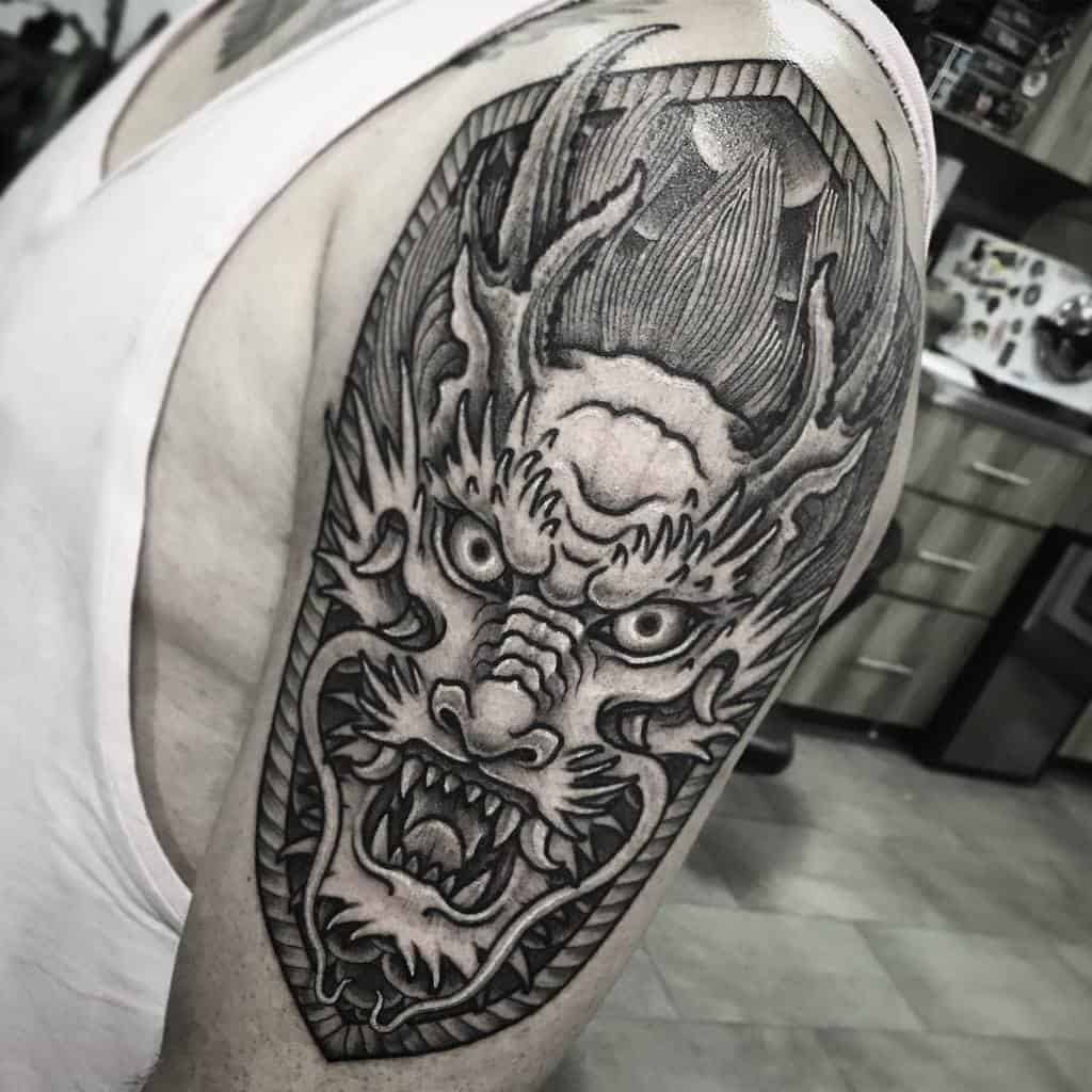 Dragon Upper Arm Tattoos santiagolobo