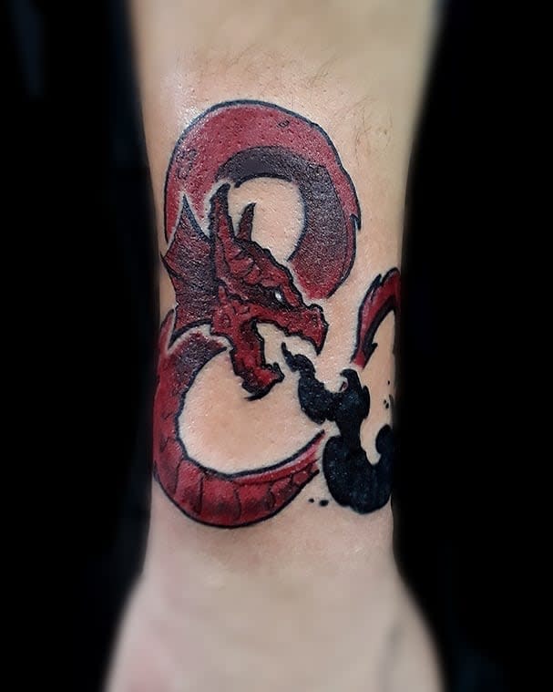 Dragon Dungeons And Dragons Tattoos B.a.r.tattoos