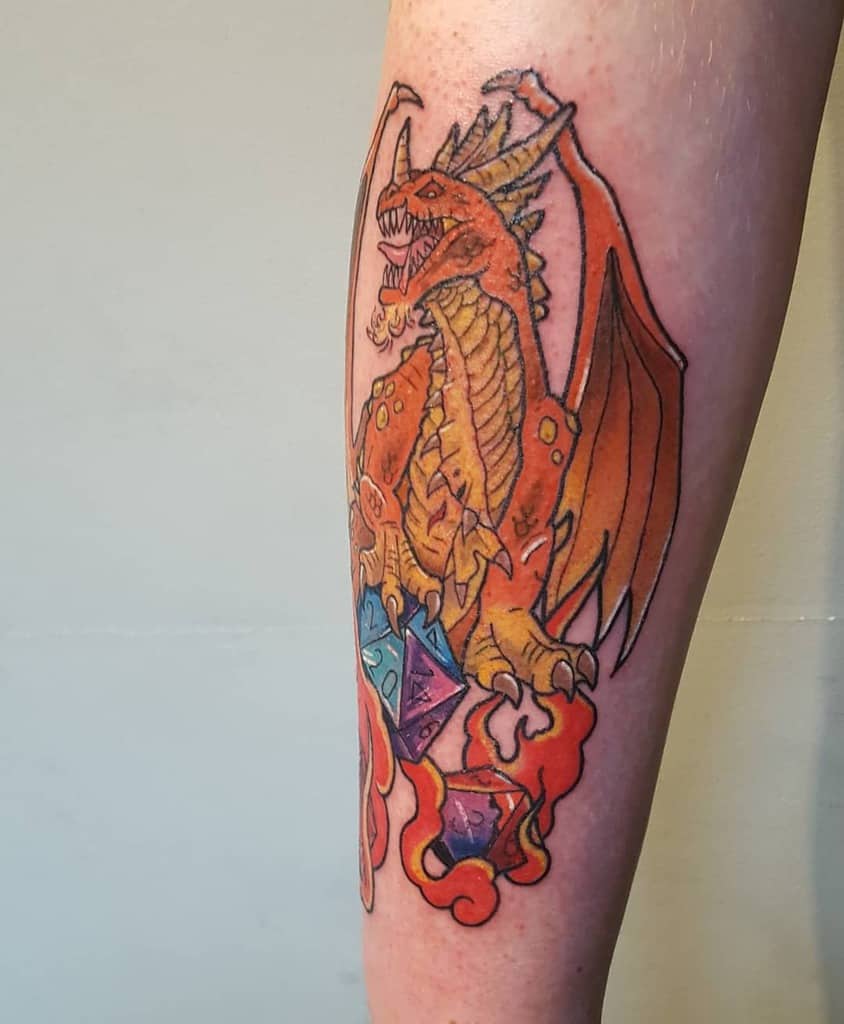 Dragon Dungeons And Dragons Tattoos Rhithehuman