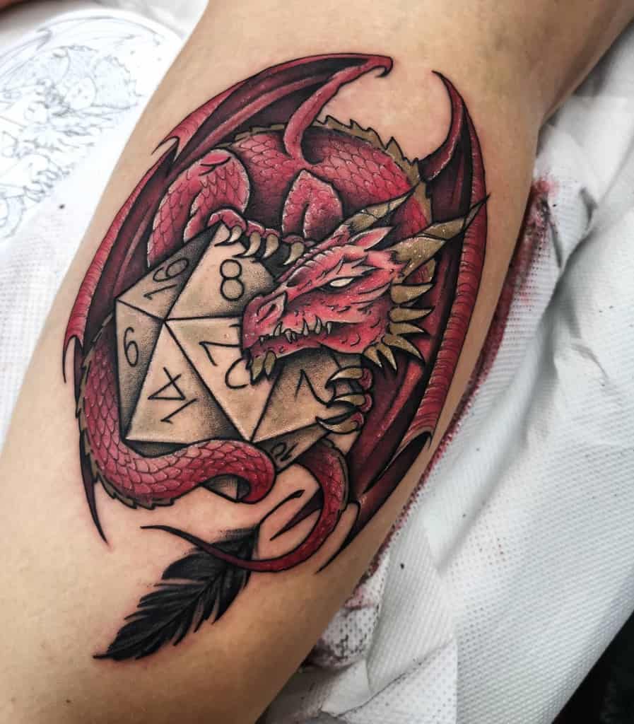 Dragon Dungeons And Dragons Tattoos Tattoosbyalexbach