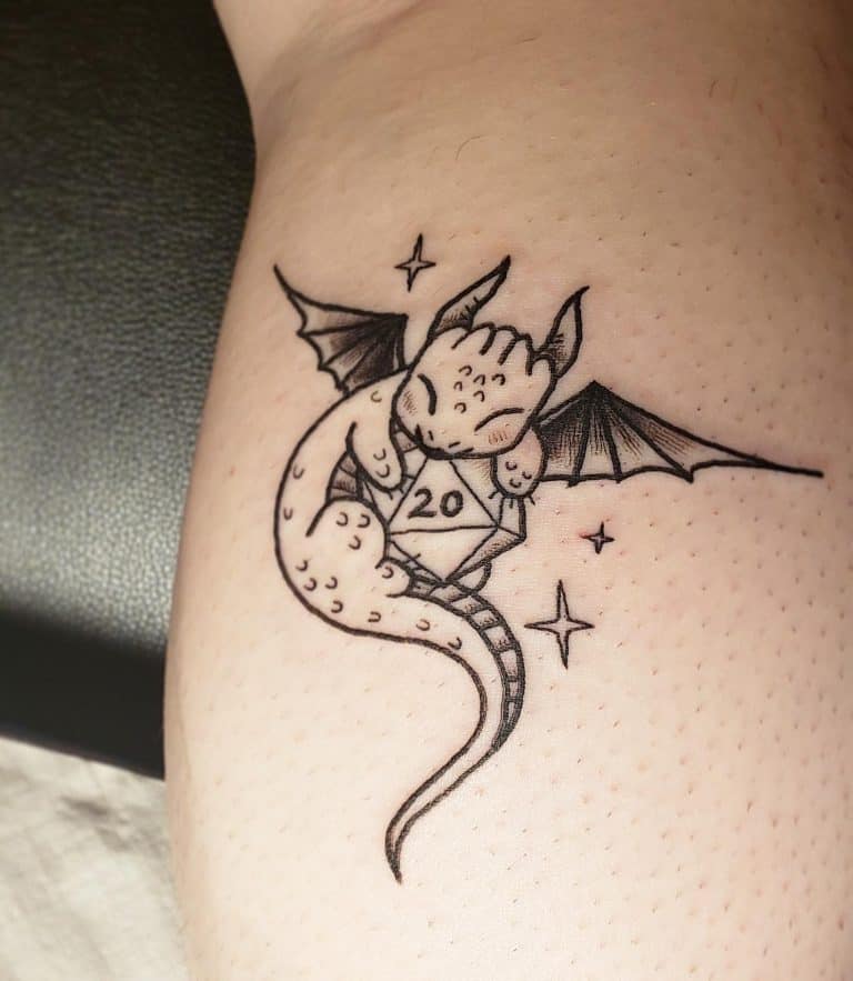 69 Dungeons and Dragons Tattoos [2024 Inspiration Guide]