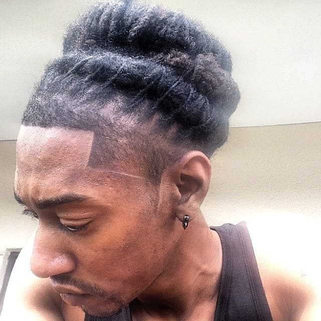 Dreadlock Style With Half Down Dreads And A Half Up Dreads On Top. Formal Dreadlock Hairstyle Suitable For Office