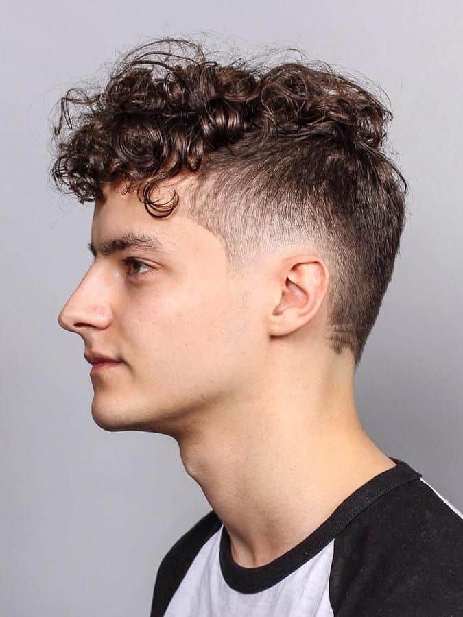Drop Fade With Curly Hair
